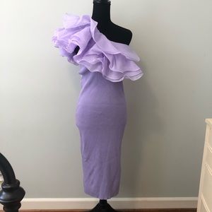 FashionNova one shoulder dress